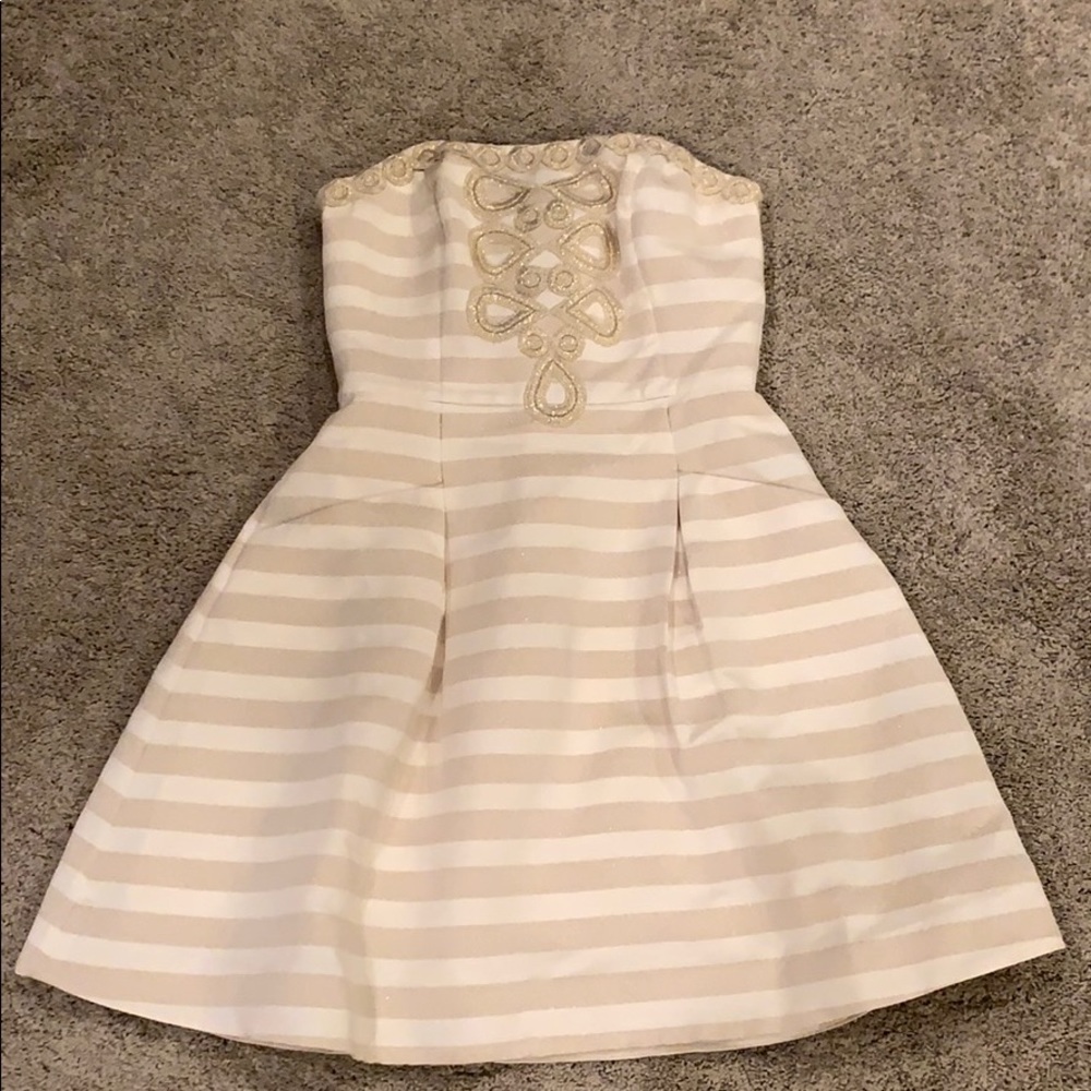 Lilly Pulitzer Blossom Strapless Dress
